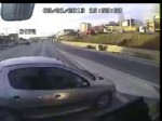 Otoyolda Ölümlü Kaza Otobüs Kamerasında