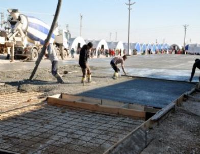 Süleyman Şah Çadır Kentinde 12 Derslikli Okul Yapılıyor