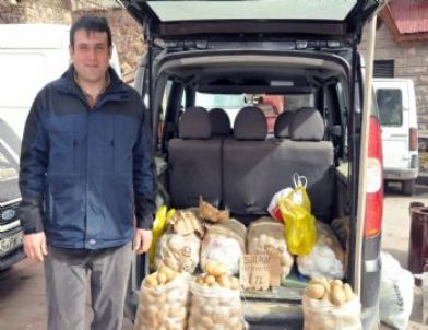 Gümüşhaneli Genç Patates Üreticisi Hedef Büyüttü