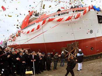 İlk yerli araştırma gemisi denize indirildi