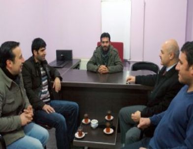 Vgc’den İpekyolu Haber Gazetesi’ne Geçmiş Olsun Ziyareti