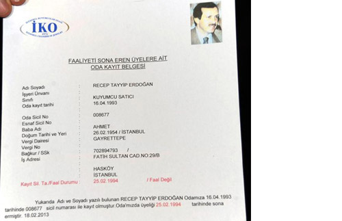 İşte Erdoğan'ın bilinmeyen mesleği