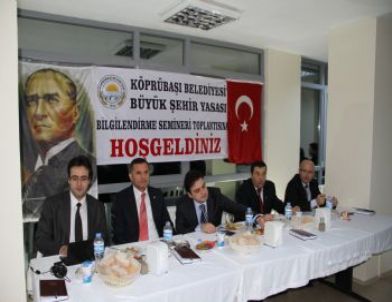 Köprübaşı Köylerine Büyükşehir Yasası Anlatıldı