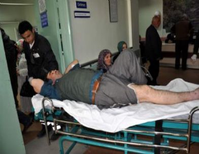 Kestiği Dalın Altında Kalarak Yaralandı