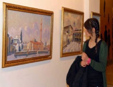 Ressam Aliyev, Sanko Sanat Galerisi’nde Sergi Açtı