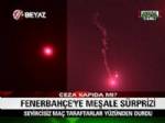 Saraçoğlu Stadı'na paraşütlü meşale atanların görüntüleri ortaya çıktı