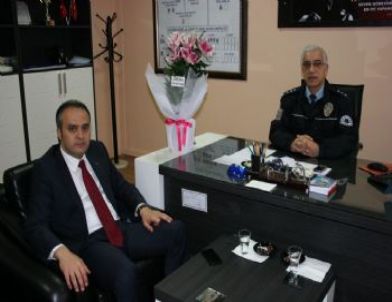 Başkan Aktaş'tan Trafik Amiri Özcan'a Ziyaret