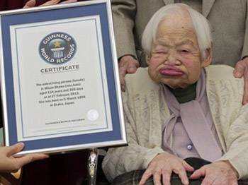 Dünyanın en yaşlı kadını
