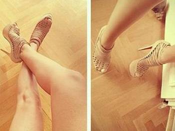 İkoncan'dan yüksek topuk pozu!