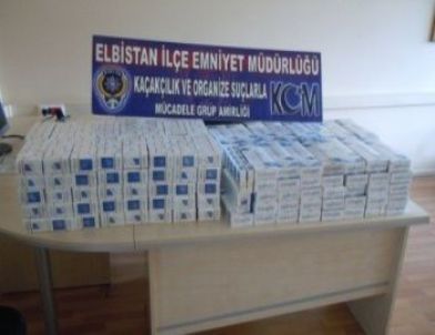 Elbistan’da 5 Bin Paket Kaçak Sigara Ele Geçirildi