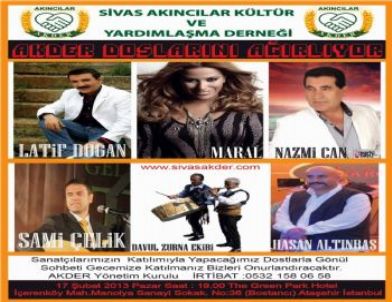 Akıncılar Kültür ve Yardımlaşma Derneği, Dostlarını Ağırlayacak