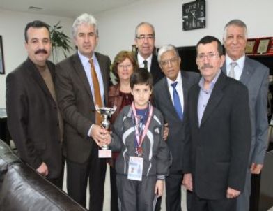 Türkiye Küçükler Satranç Üçüncüsünden Başkan Hızlı’ya Ziyaret