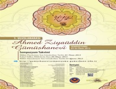 Gümüşhanevi Sempozyumu Düzenlenecek