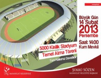 Manavgat Stadının Temeli 14 Şubat Sevgililer Gününde Atılacak