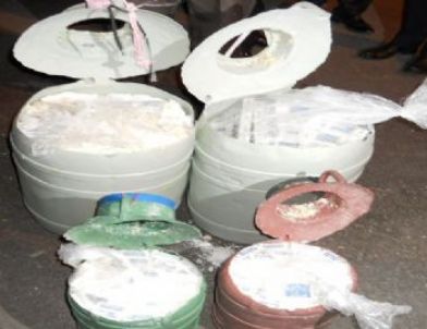 Peynir Bidonlarının İçinde Kaçak Sigara