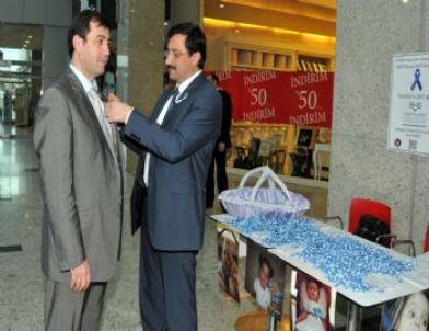 Başkan Ak, Mavi Kurdele Kampanyası’nın Bayraktarı Oldu