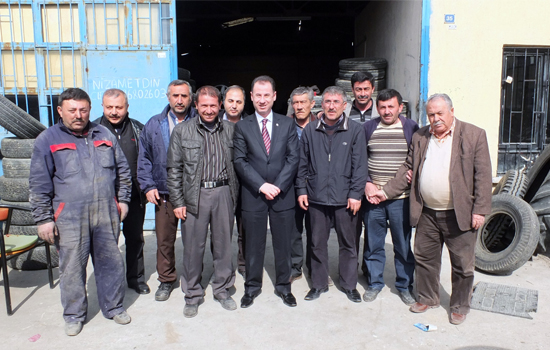 Ümit Kaya'dan İvedik Organize Esnafına Ziyaret