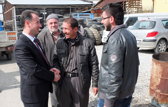 Ümit Kaya'dan İvedik Organize Esnafına Ziyaret