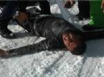 HAKKARI ÜNIVERSITESI - Kar festivalinde leğen kazası