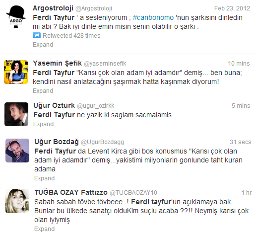 Ferdi Tayfur'dan olay sözler