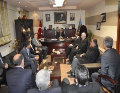 Fatih Çiftçi Vesob Başkanı Alpaslan’ı Ziyaret Etti