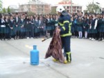 Lisede Yangın Tatbikatı Yapıldı