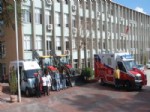 İŞ MAKİNASI - Sağlık Müdürlüğü’nün ve Özel İdare’nin Araç Filosu Genişledi