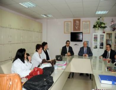 Başkan Ok Fen Lisesi'ni Ziyaret Etti