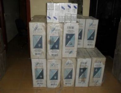 Kamyonda 2 Bin 420 Paket Kaçak Sigara Ele Geçirildi
