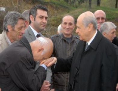 Mhp Lideri Bahçeli Samsun’dan Ordu'ya Hareket Etti