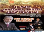 SERDAR TUNCER - Sincan Belediyesi’nden 18 Mart Çanakkale Şehitlerini Anma Programı