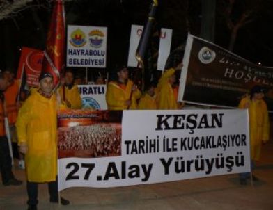 Temsili 57 ve 27. Alaylar Çanakkale’ye Yürüyor