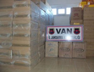 Van’da 63 Bin 50 Paket Kaçak Sigara Ele Geçirildi