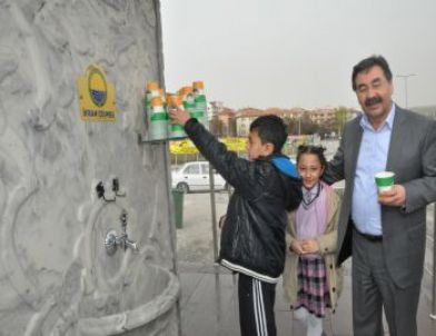 Gölbaşı Belediyesi’nden ‘ikram Çeşmesi’