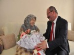 Başkan Altungün’den En Yaşlı Kuşadalıya Ziyaret