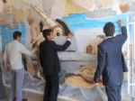Öğrenciler Okul Duvarına Seyit Onbaşı'yı Çizdi Haberi