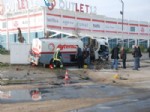 Çorlu’da Akaryakıt Tankeri Devrildi: 1 Yaralı