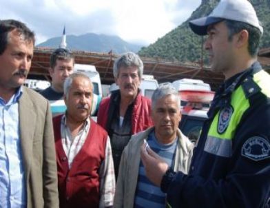 Fethiye'de Emniyet Kemeri Takma Kampanyası