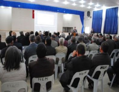 Silifke'de Arıcıları Bilgilendirme Toplantısı