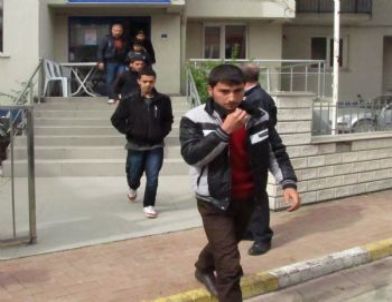 Edremit'te Yakalanan Kaçaklar Adliye Sevk Edildi