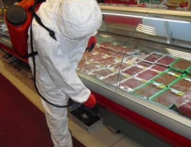 Çubuk’ta Gıda Üretim ve Satış Yerleri İlaçlandı