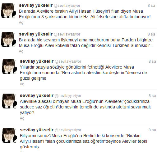 Sevilay Yükselir'den Musa Eroğlu'na sert eleştiri