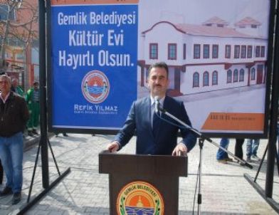 Gemlik’e Kültür Evi