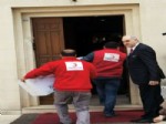 SÜRYANILER - Türk Kızılayı'ndan Suriyeli Süryanilere Yardım Eli