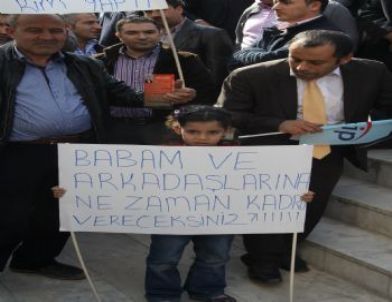 Taşeron İşçiler Kadro İstedi