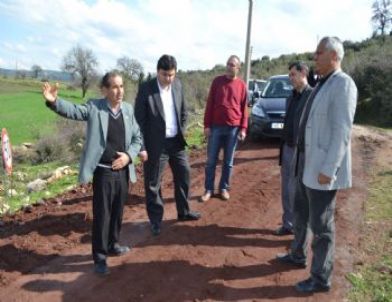 Yapılan Köy Yollarını İncelediler