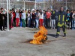 İSMAIL AKSOY - Gediz'deki Yangın Tatbikatı Gerçeğini Aratmadı