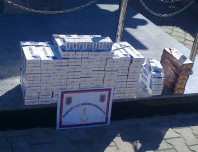 Manavgat'ta 750 Paket Gümrük Kaçağı Sigara Ele Geçirildi