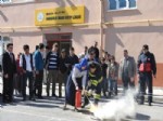 Anadolu İmam Hatip Lisesi Öğrencilerine Yangın Eğitimi