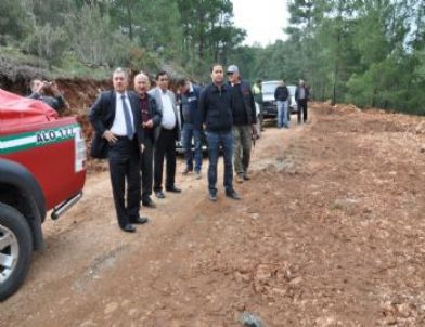 Bodrum'da Köy Yolları Genişletiliyor